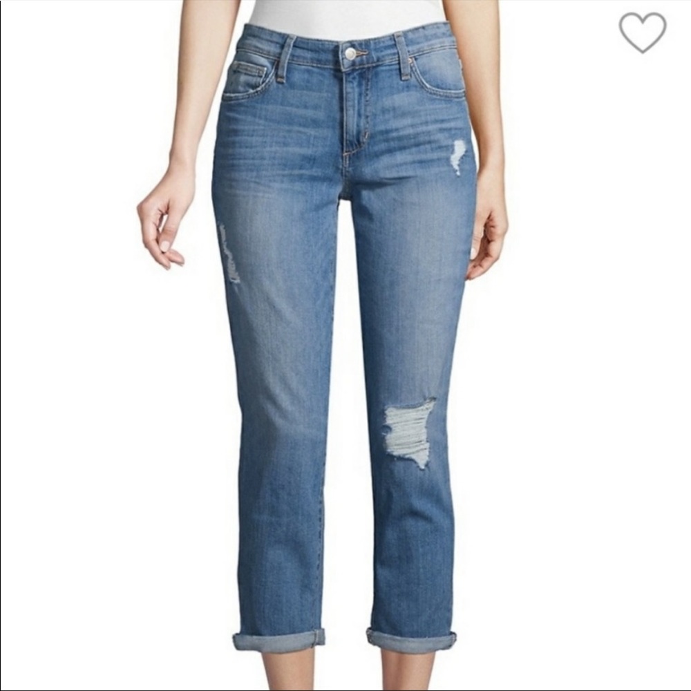 Joe’s - Distressed Slim Boyfriend Crop Jeans Candace